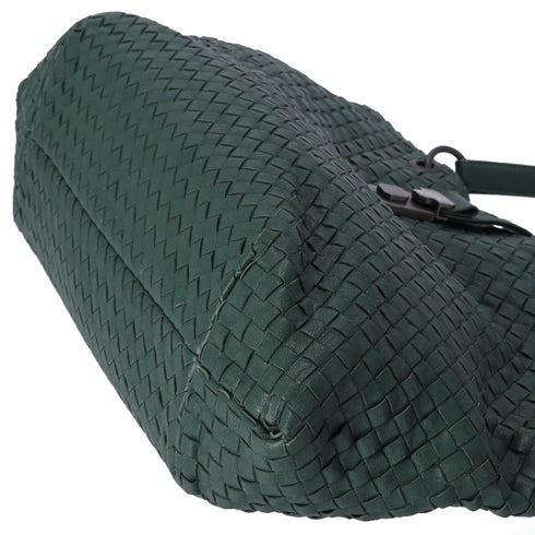 BOTTEGA VENETA Capri Tote Bag Dark Green Leather